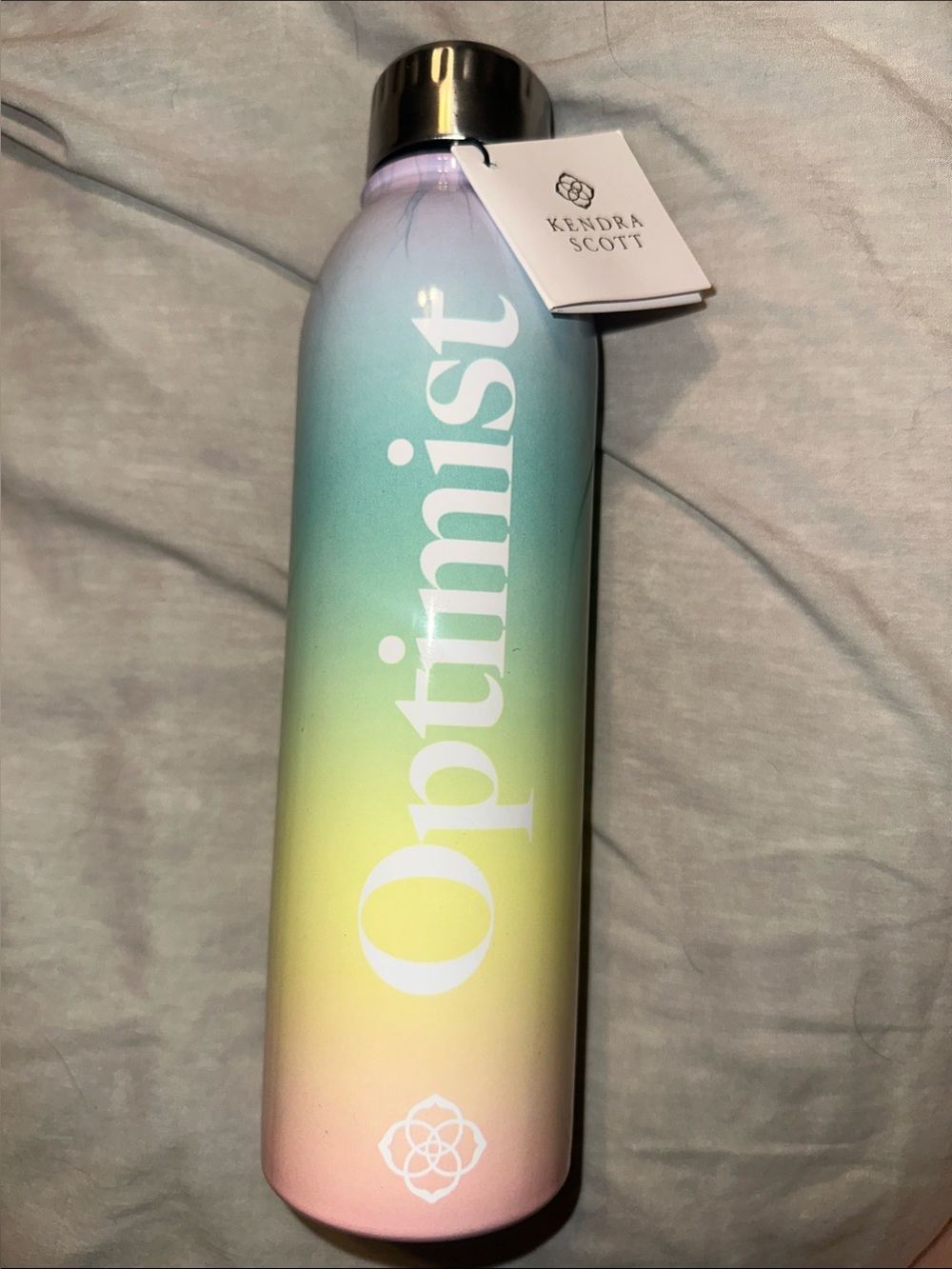 Kendra Scott Ombre 'Optimist' Stainless Water Bottle - Pastel Rainbow